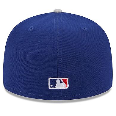 Men's New Era Royal/White Los Angeles Dodgers On Deck 59FIFTY Fitted Hat