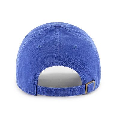 Women's '47 Royal Golden State Warriors Confetti Undervisor Clean Up Adjustable Hat