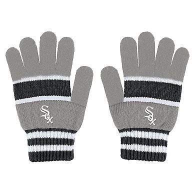 Women's WEAR by Erin Andrews Chicago White Sox Stripe Glove & Scarf Set