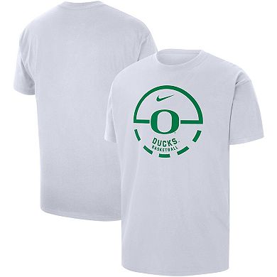 Men's Nike White Oregon Ducks Free Throw Basketball T-Shirt