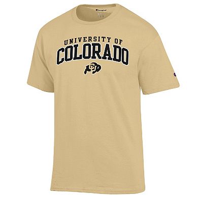 Men's Champion Gold Colorado Buffaloes Property Of T-Shirt