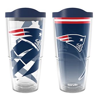 Tervis New England Patriots 24oz NFL 2 PACK Genuine & Forever Fan