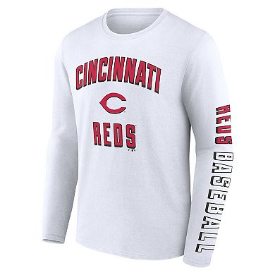 Men's Fanatics Branded Red/White Cincinnati Reds Two-Pack Combo T-Shirt Set
