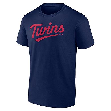 Men's Fanatics Branded Navy Minnesota Twins Team Wordmark T-Shirt