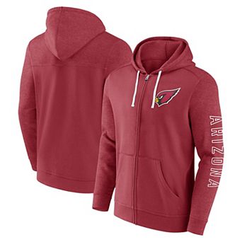 Men's Fanatics Branded Cardinal Arizona Cardinals Offensive Lineup Hoodie Full-Zip Jacket