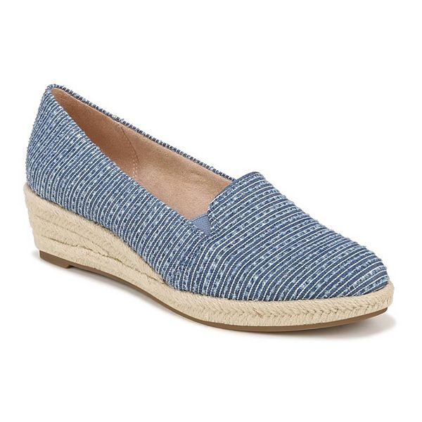 LifeStride Kamilla Women's Espadrille Wedges - Blue Denim (9.5)