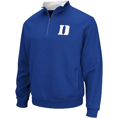 Men's Colosseum Royal Duke Blue Devils Tortugas Quarter-Zip Top