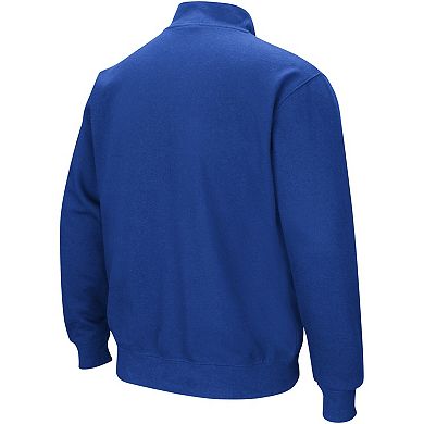 Men's Colosseum Royal Duke Blue Devils Tortugas Quarter-Zip Top