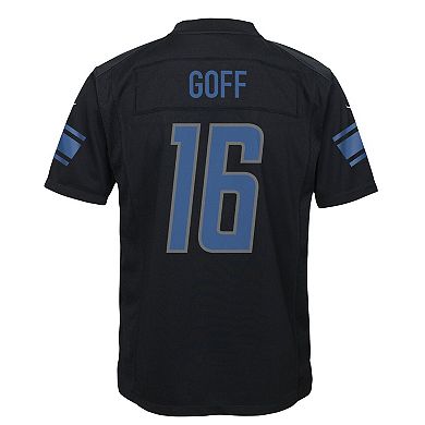 Youth Nike Jared Goff Black Detroit Lions Game Jersey