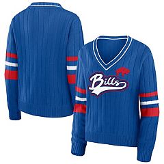 Ladies Buffalo XXL Crewneck Pullover Shirt Top Jersey Terry Cloth