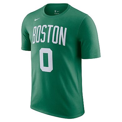 Men's Nike Jayson Tatum Kelly Green Boston Celtics Icon 2022/23 Name & Number T-Shirt