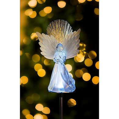 Evergreen Enterprises Angel Fiber Optic Garden Stake