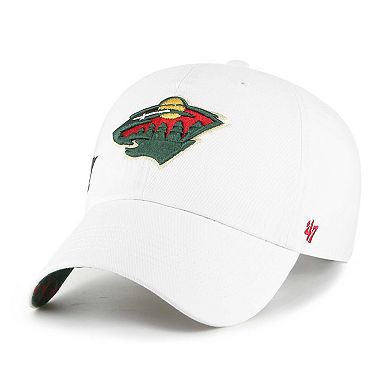 Women's '47 White Minnesota Wild Confetti Clean Up Adjustable Hat