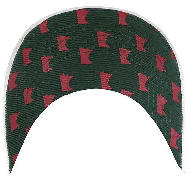 Women's '47 White Minnesota Wild Confetti Clean Up Adjustable Hat