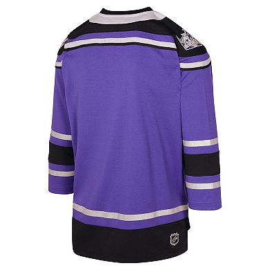 Youth Mitchell & Ness  Purple Los Angeles Kings 2002 Blue Line Player Jersey
