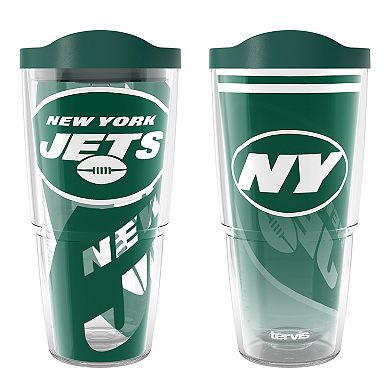 Tervis New York Jets 24oz NFL 2 PACK Genuine & Forever Fan