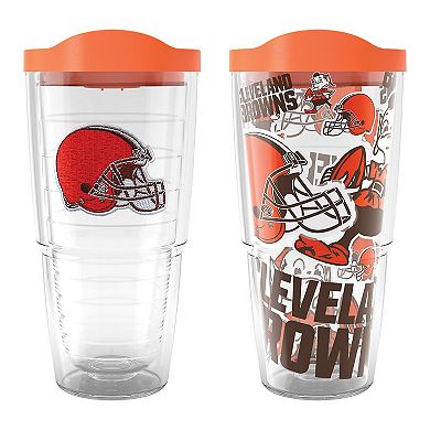Tervis Cleveland Browns NFL 2 Pack Allover & Emblem