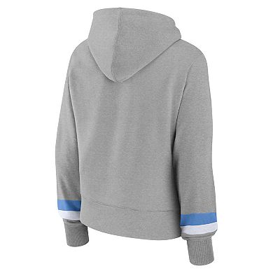 Women's Fanatics Branded Heather Gray Memphis Grizzlies Halftime Pullover Hoodie
