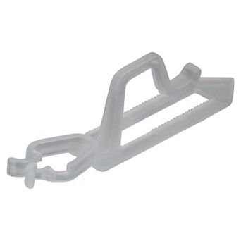 25 ct Clear Clay Tile Roof Christmas Light Clips