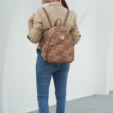 Mkf Collection Palmer Signature Logo-print Women’s Backpack By Mia K