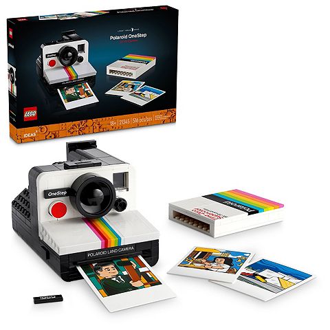 Детские конструкторы LEGO Ideas Polaroid OneStep SX-70 Camera Model 21345 (516 Pieces)