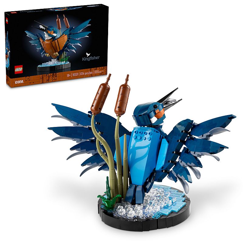 LEGO - Icons Kingfisher Bird Building Set for Build and Display 10331