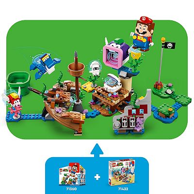 LEGO Super Mario Dorrie's Sunken Shipwreck Adventure Expansion Set