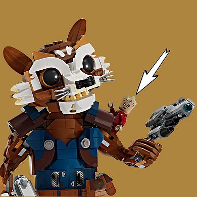 LEGO Marvel Rocket & Baby Groot Minifigure Building Toy 76282 (566 Pieces)