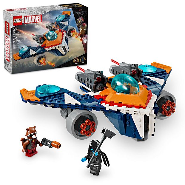 LEGO Marvel Rocket's Warbird vs. Ronan Kit, 76278 (290 Pieces)