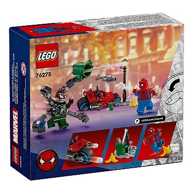 LEGO Marvel Motorcycle Chase: Spider-Man vs. Doc Ock, 76275 (77 Pieces)