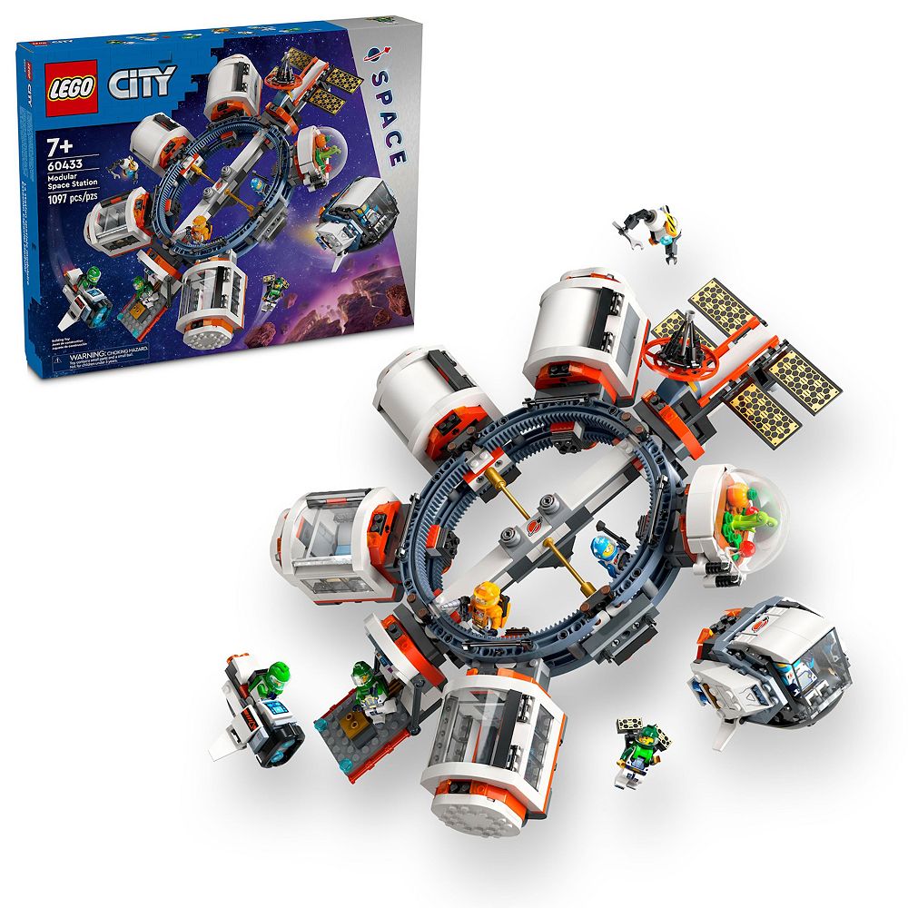 専用♩ LEGO City Modular Space Station Science Toy 60433 (1097 Pieces)