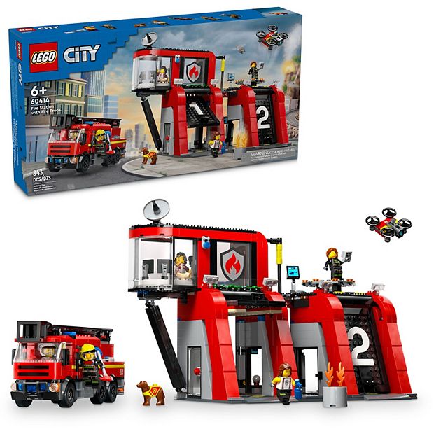 City Fire Station 540 pcs offers new offers welcome