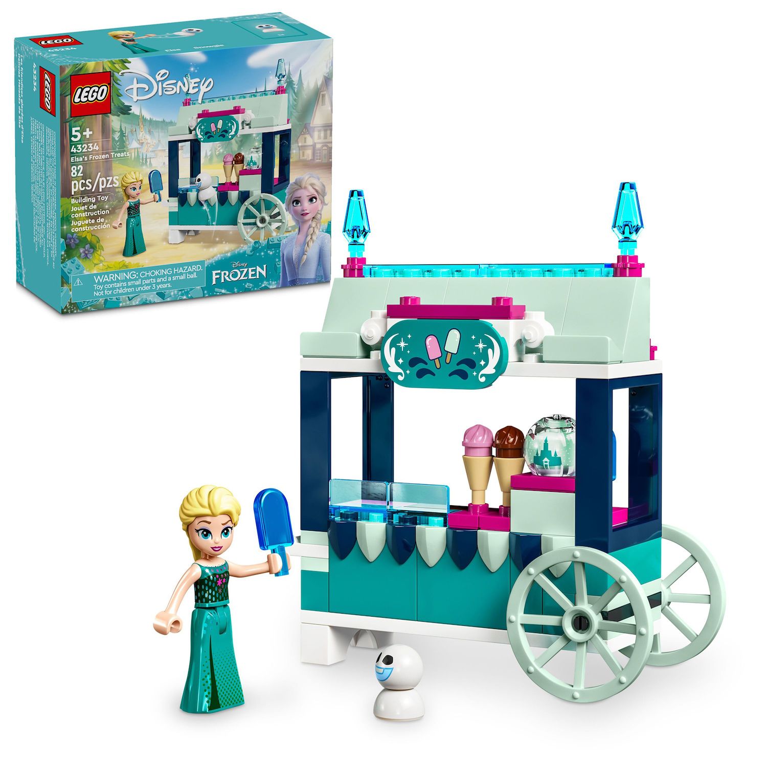 LEGO Disney Ariel's Treasure Chest 43229 Building Toy Set (370 Pieces)
