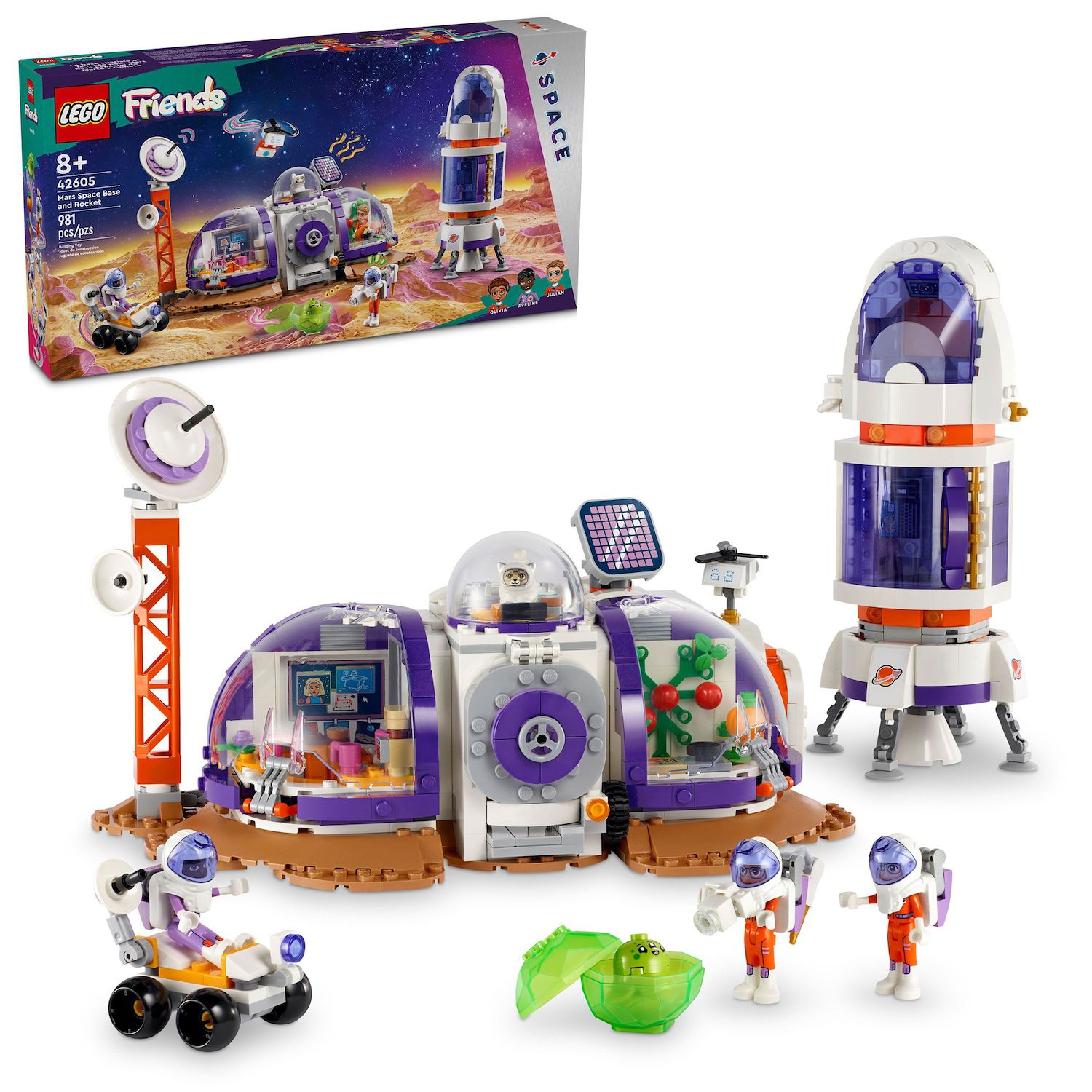 Lego City Space Base And Rocket Launchpad Set 60434 : Target
