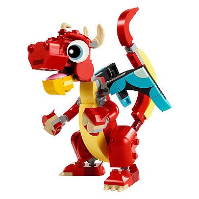 LEGO Creator 3 in 1 Red Dragon 3 in 1 Animal Toy Set 31145