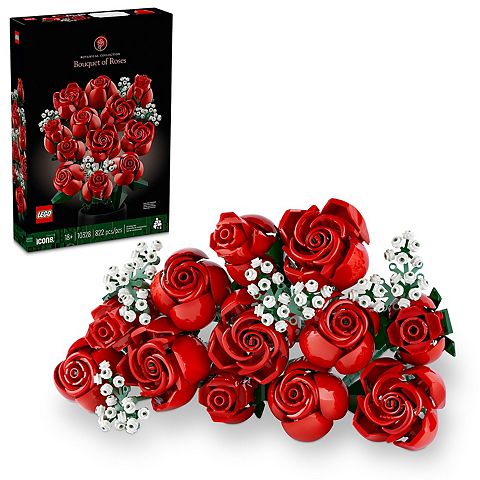 Детские конструкторы LEGO Icons Bouquet of Roses Build and Display Set 10328