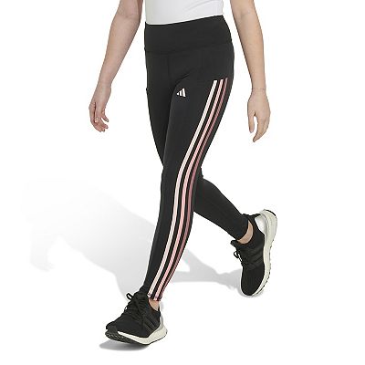 Girls 7 16 adidas AEROREADY 3 Stripe Cell Phone Pocket Leggings
