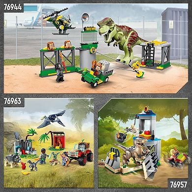 LEGO Jurassic World Baby Dinosaur Rescue Center and Toy Car 76963