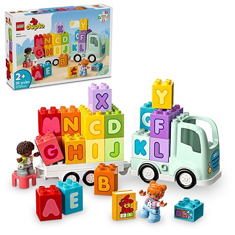 Детские конструкторы LEGO DUPLO Town Alphabet Truck Toy, Toddler Education Toy 10421