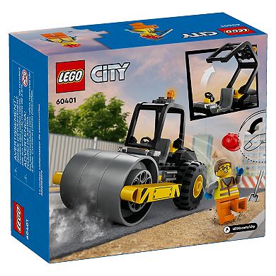 LEGO City Construction Steamroller Toy Set For Kids 60401