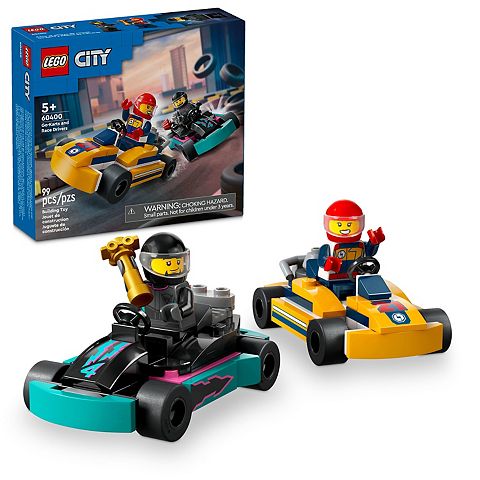 Детские конструкторы LEGO City Go-Karts and Race Drivers Toy Set for Kids 60400