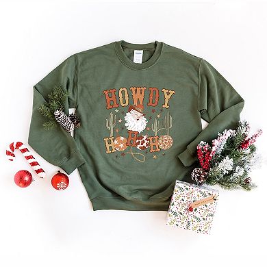 Western Santa Ho Ho Ho - Women's Graphic Sweatshirt