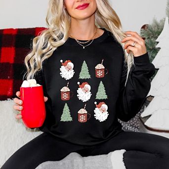 Simply Sage Market Tree and Mug Collage Sweatshirt