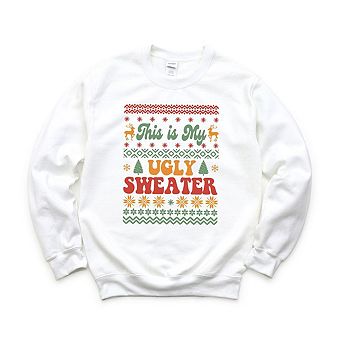 Simply Sage Market Ugly Sweater Deer Sweatshirt