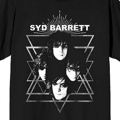 Men's Syd Barrett Triangle Faces Graphic Tee