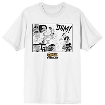 Men's Clock Striker Manga Page Graphic Tee