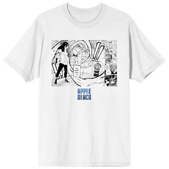 Men's Apple Black Sano on Testing Graphic Tee