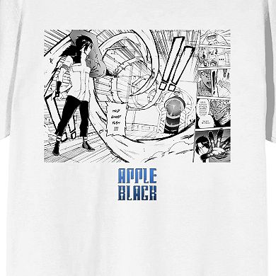 Men's Apple Black Sano on Testing Graphic Tee