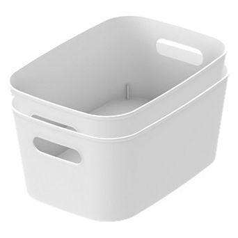 Starplast Classic Small Storage Bin 2-Pack
