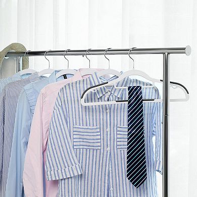 50 Pack Coat Hangers, Heavy-Duty Plastic Hangers with Non-Slip Design